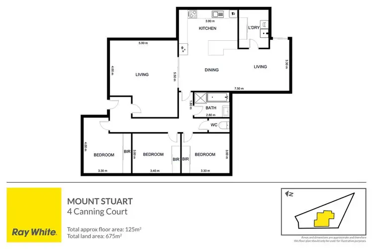 Floorplan of Homely house listing, 4 Canning Court, Mount Stuart TAS 7000