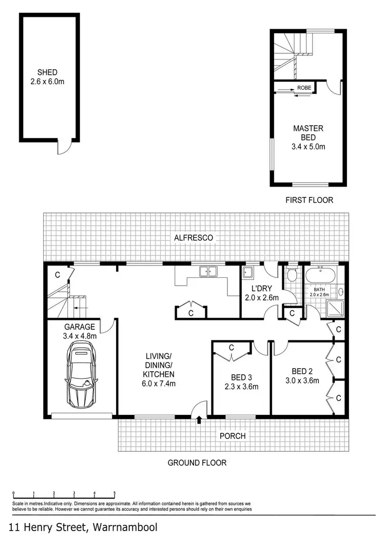Floorplan of Homely house listing, 11 Henry Street, Warrnambool VIC 3280