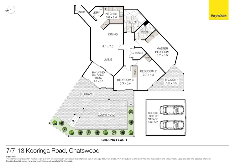 Floorplan of Homely unit listing, 7/7-13 Kooringa Road, Chatswood NSW 2067