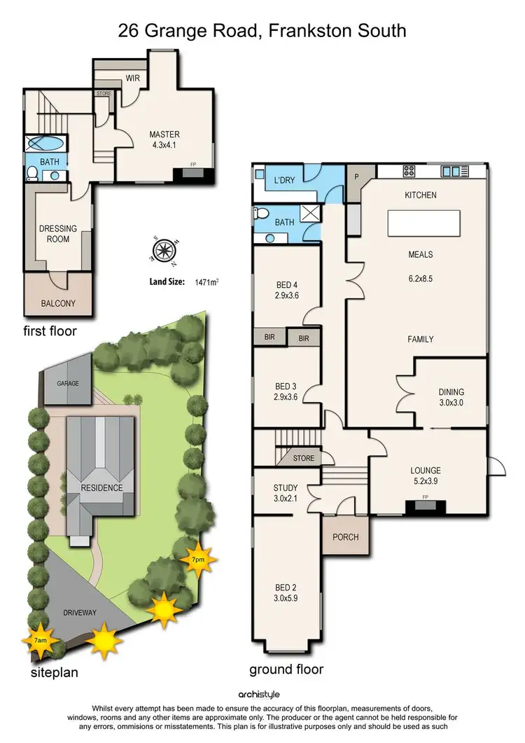 Floorplan of Homely house listing, 26 Grange Road, Frankston South VIC 3199