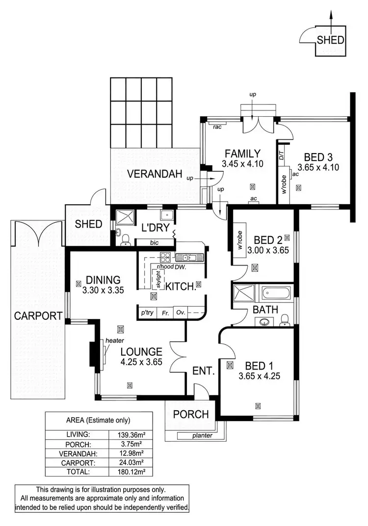 Floorplan of Homely house listing, 7 Glenburnie Terrace, Plympton SA 5038
