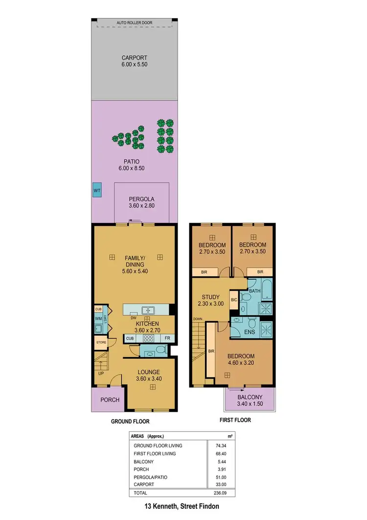 Floorplan of Homely house listing, 13 Kenneth Street, Findon SA 5023