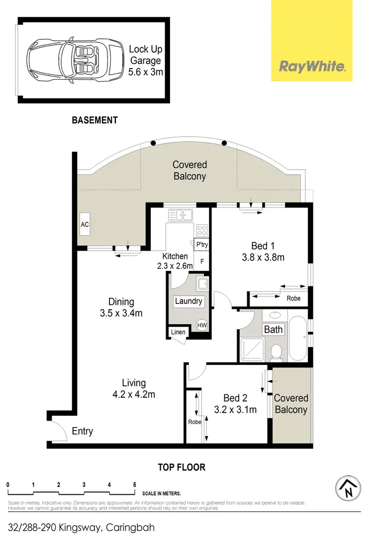 Floorplan of Homely apartment listing, 32/288-290 Kingsway, Caringbah NSW 2229