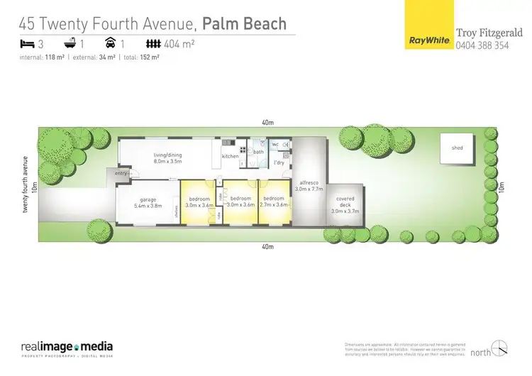 Floorplan of Homely house listing, 45 Twenty Fourth Avenue, Palm Beach QLD 4221