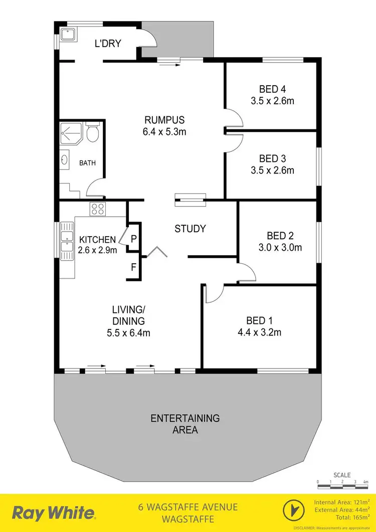 Floorplan of Homely house listing, 6 Wagstaffe Avenue, Wagstaffe NSW 2257