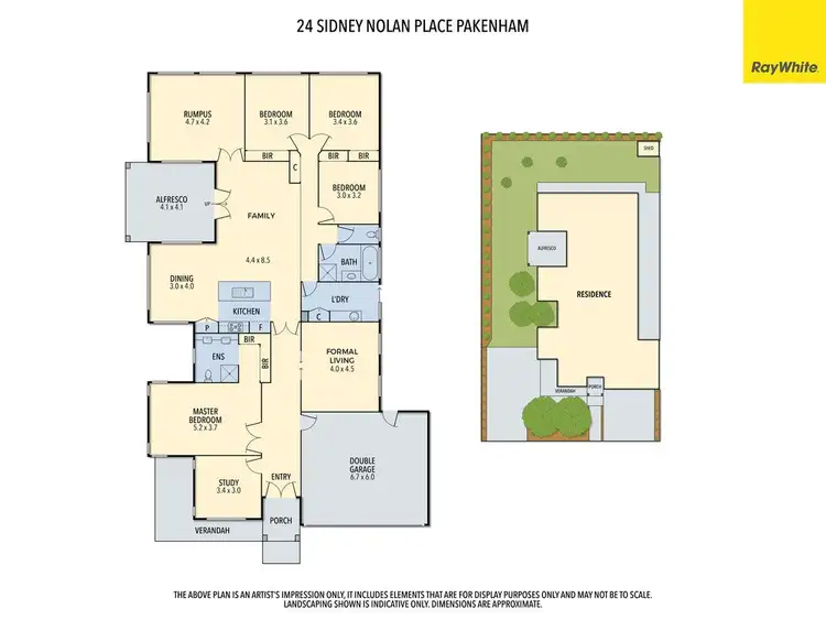 Floorplan of Homely house listing, 24 Sidney Nolan Place, Pakenham VIC 3810