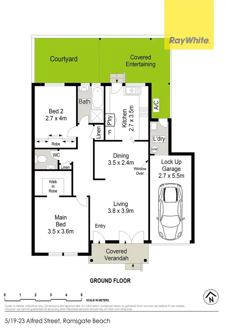 Floorplan of Homely villa listing, 5/19-23 Alfred Street, Ramsgate Beach NSW 2217