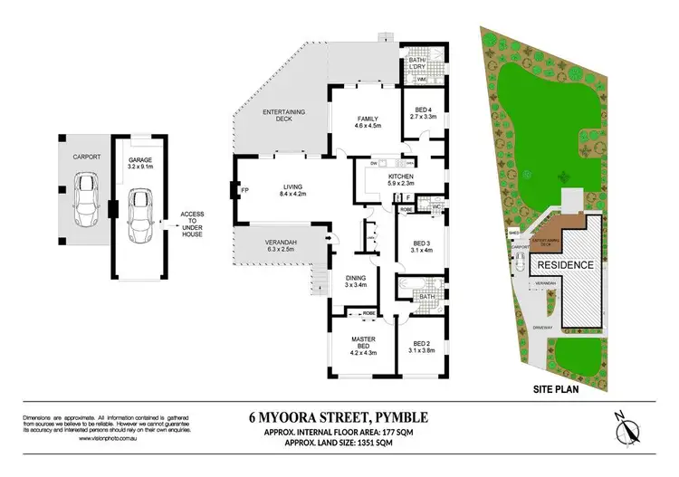 Floorplan of Homely house listing, 6 Myoora Street, Pymble NSW 2073