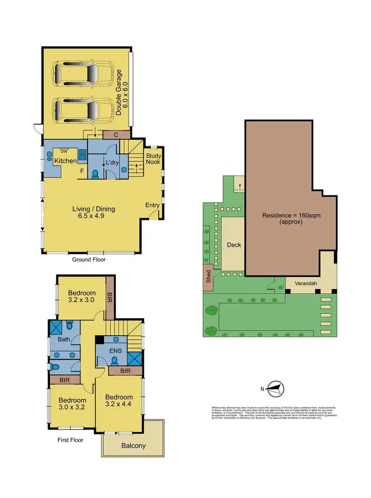 Floorplan of Homely townhouse listing, 1/41 Glendale Avenue, Templestowe VIC 3106