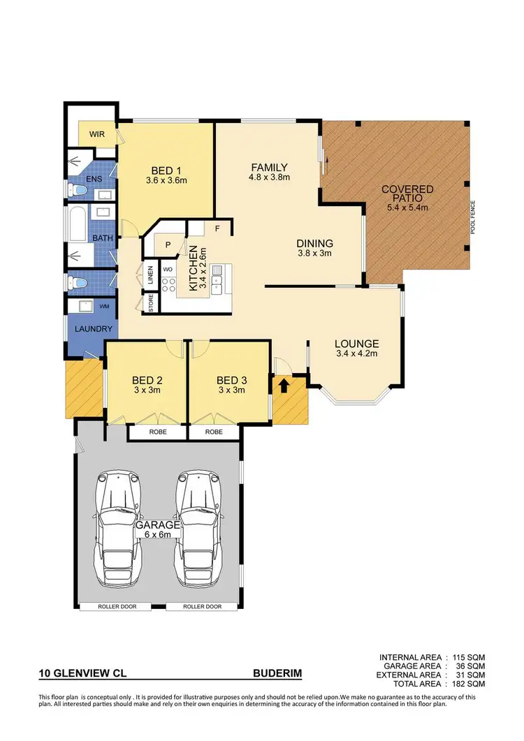 Floorplan of Homely house listing, 10 Glenview Close, Buderim QLD 4556
