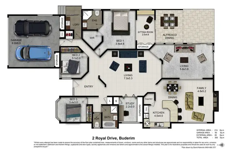 Floorplan of Homely house listing, 2 Royal Drive, Buderim QLD 4556