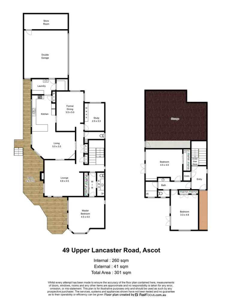 Floorplan of Homely house listing, 49 Upper Lancaster Road, Ascot QLD 4007