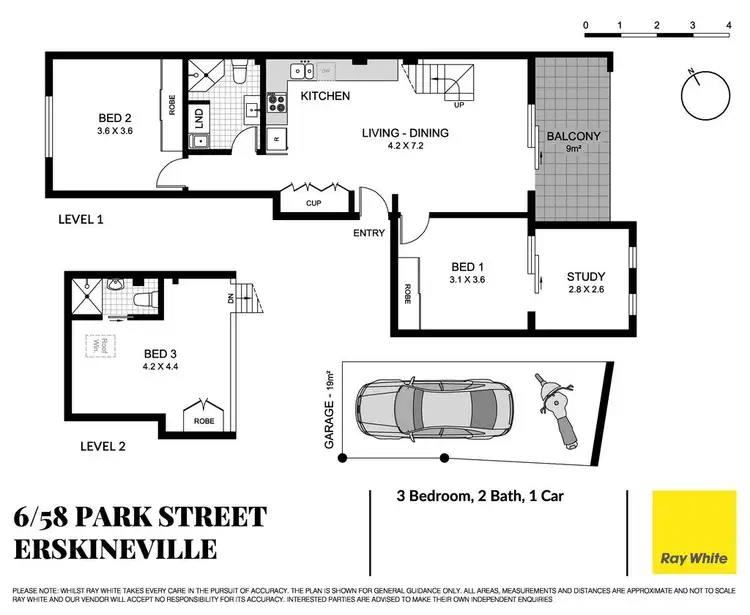 Floorplan of Homely apartment listing, 6/58 Park Street, Erskineville NSW 2043