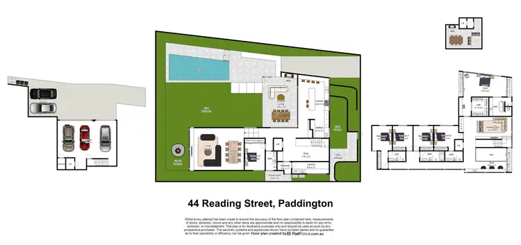 Floorplan of Homely house listing, 44 Reading Street, Paddington QLD 4064