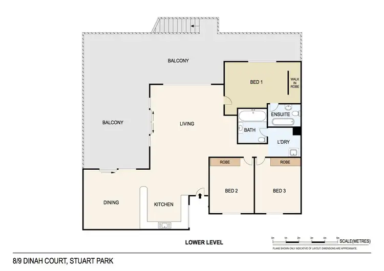 Floorplan of Homely apartment listing, 8/9 Dinah Court, Stuart Park NT 820