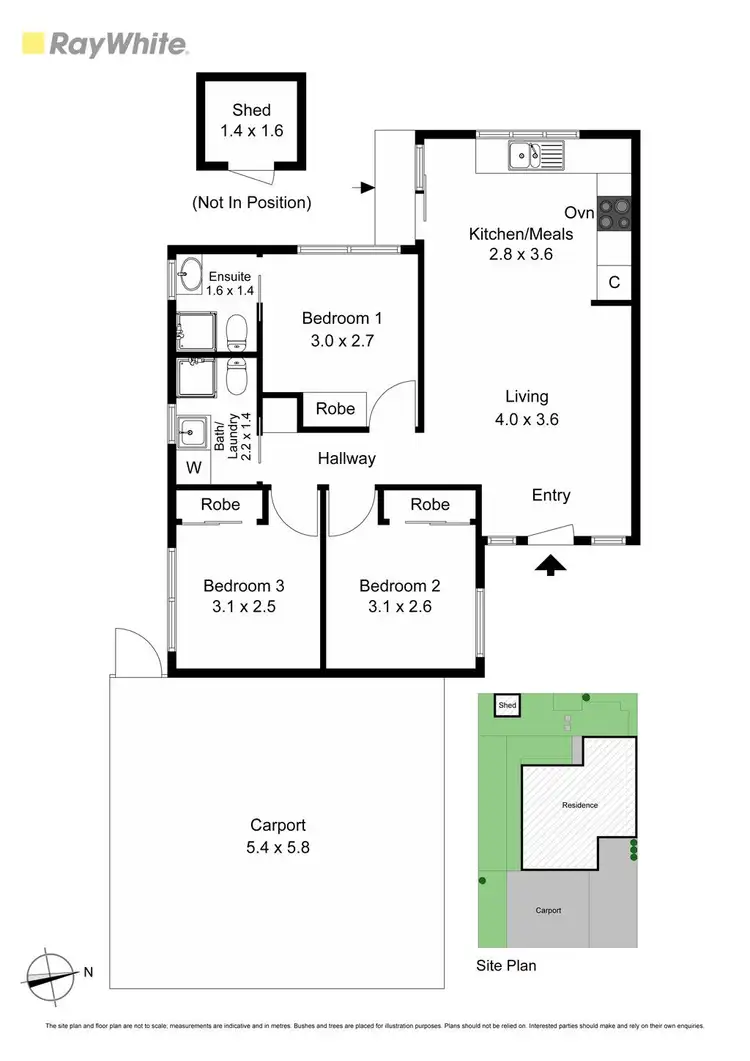 Floorplan of Homely unit listing, 3/68 Waverley Road, Chadstone VIC 3148