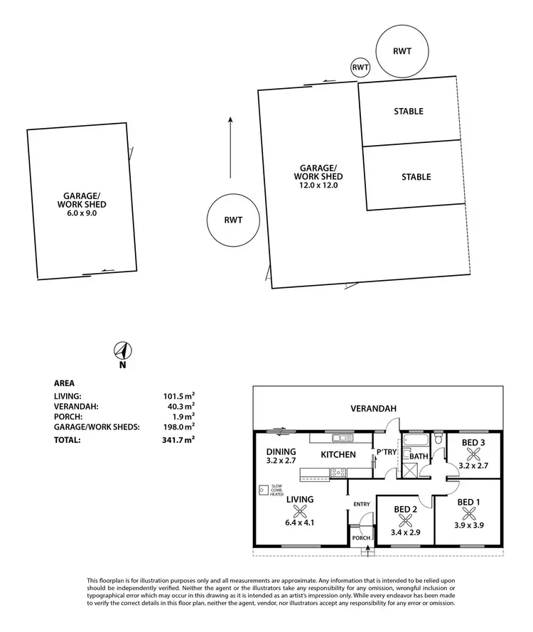 Floorplan of Homely house listing, 55 Avenue Road, Strathalbyn SA 5255
