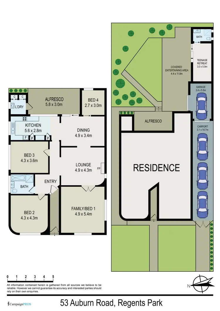 Floorplan of Homely house listing, 53 Auburn Road, Regents Park NSW 2143