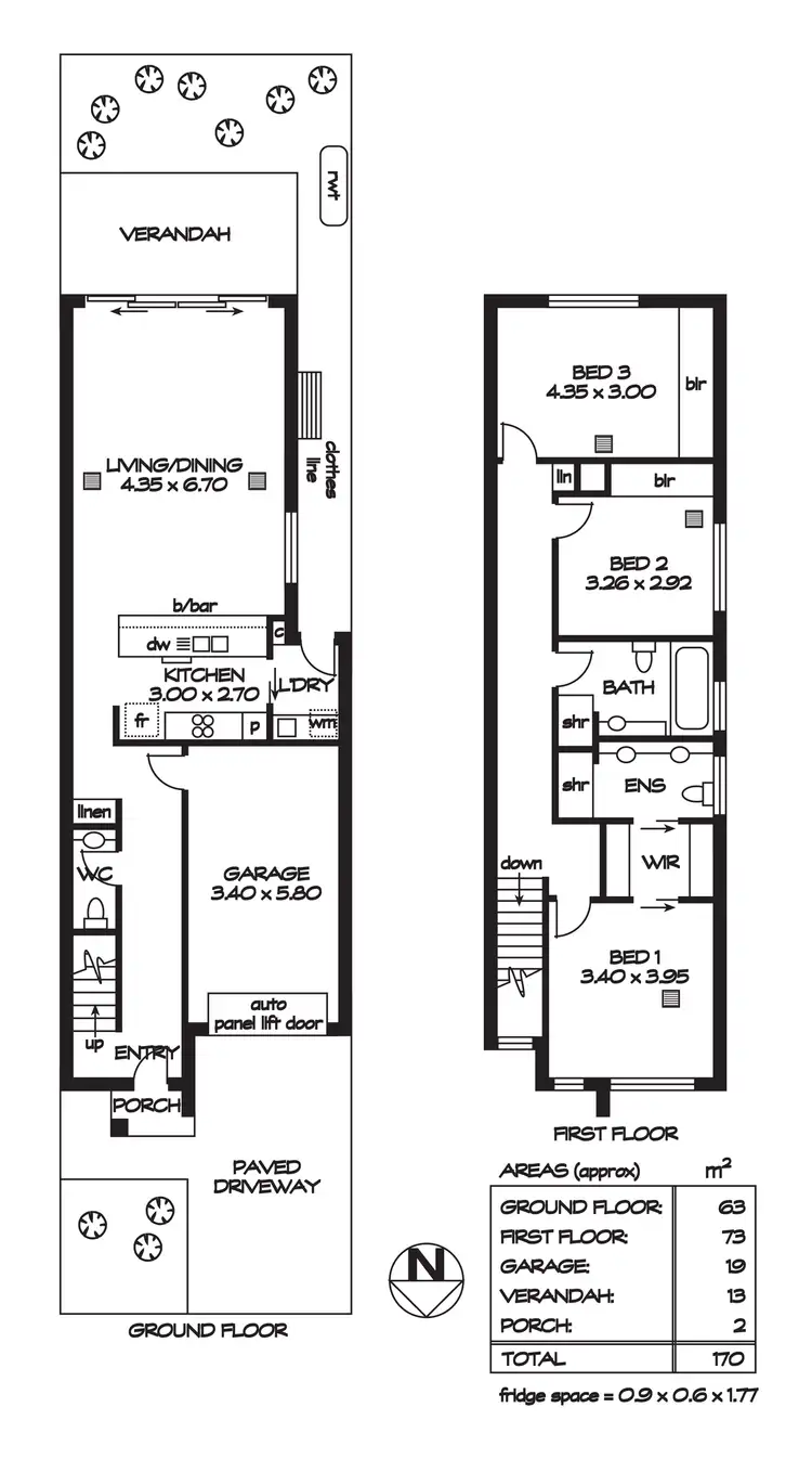 Floorplan of Homely house listing, 8b Denmead Avenue, Campbelltown SA 5074