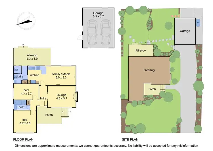 Floorplan of Homely house listing, 5 Fletcher Street, Forest Hill VIC 3131