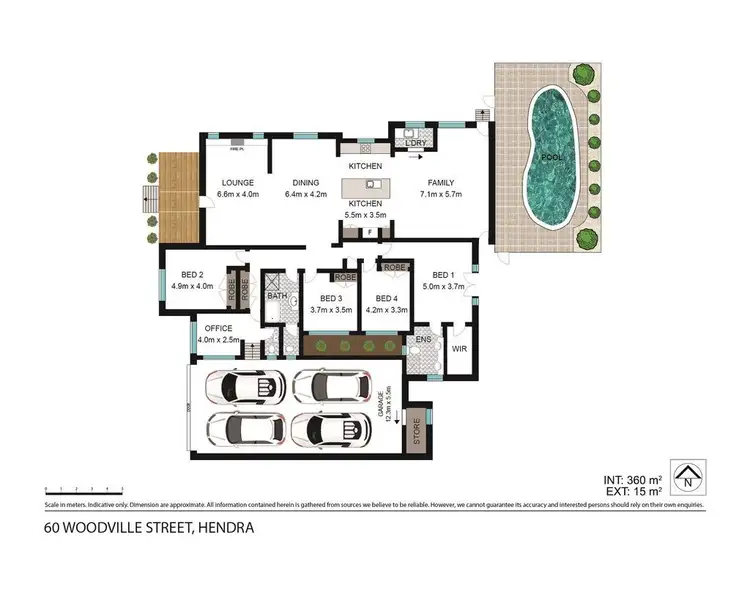 Floorplan of Homely house listing, 60 Woodville Street, Hendra QLD 4011