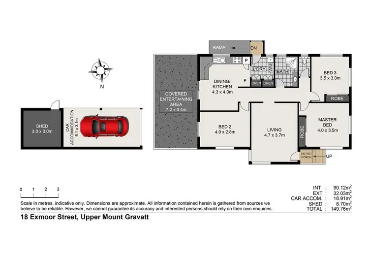 Floorplan of Homely house listing, 18 Exmoor Street, Upper Mount Gravatt QLD 4122