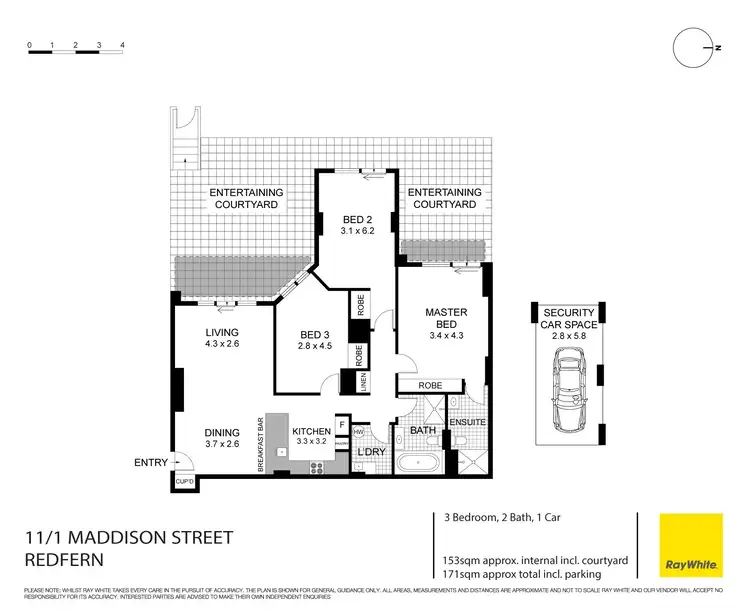 Floorplan of Homely apartment listing, 11/1 Maddison Street, Redfern NSW 2016