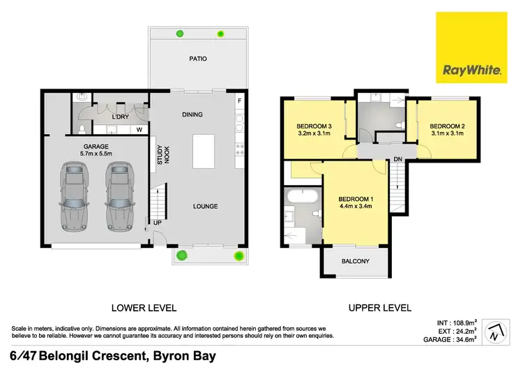 Floorplan of Homely townhouse listing, 6/47 Belongil Crescent, Byron Bay NSW 2481