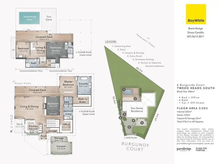 Floorplan of Homely house listing, 6 Burgundy Court, Tweed Heads South NSW 2486