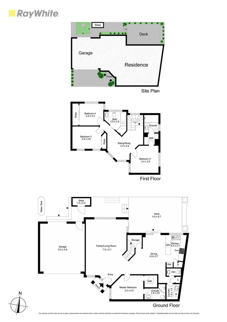 Floorplan of Homely townhouse listing, 2/19 Warrina Street, Chadstone VIC 3148