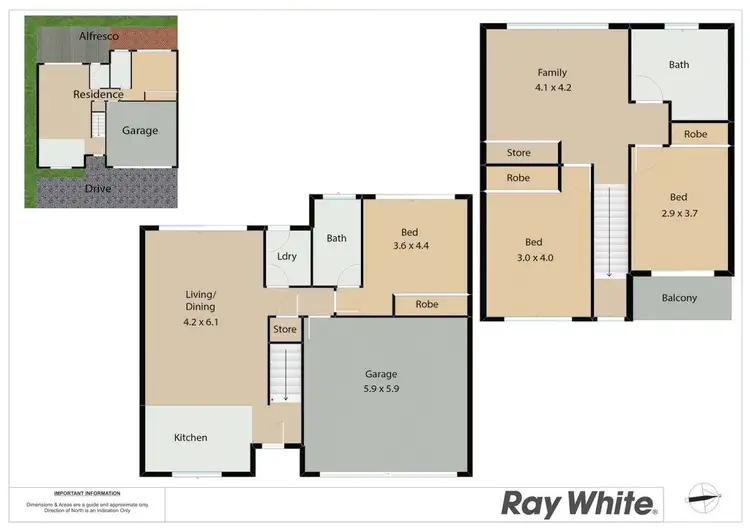 Floorplan of Homely townhouse listing, 4/66 James Street, Charlestown NSW 2290