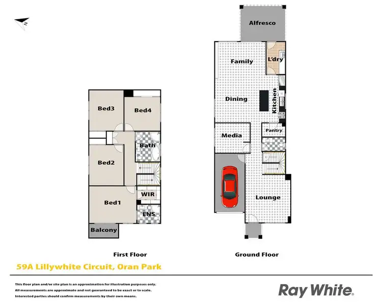 Floorplan of Homely house listing, 59A Lillywhite Circuit, Oran Park NSW 2570