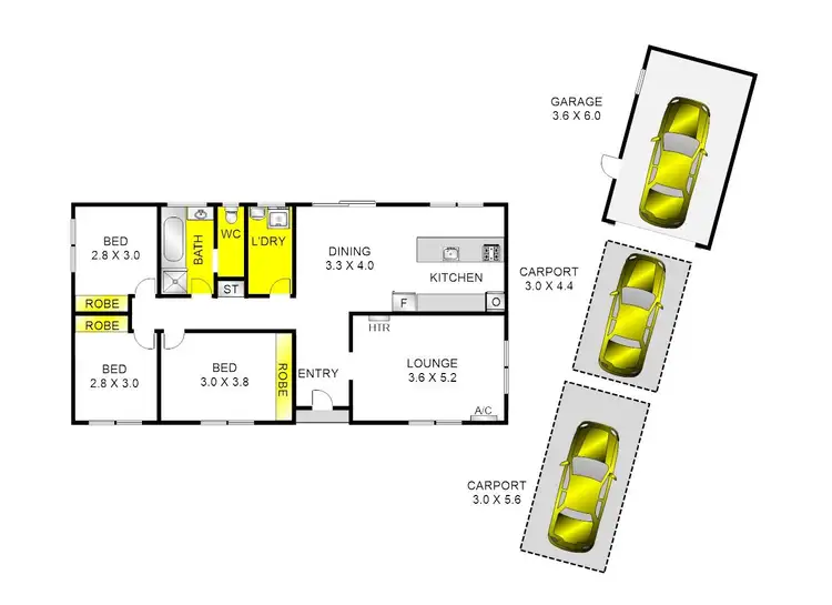Floorplan of Homely house listing, 9 Nixon Court, Corio VIC 3214