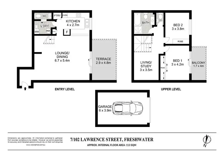 Floorplan of Homely house listing, 7/102 Lawrence Street, Freshwater NSW 2096