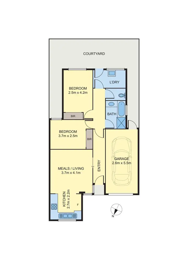 Floorplan of Homely unit listing, 10/39-41 Kennedy Street, Glenroy VIC 3046
