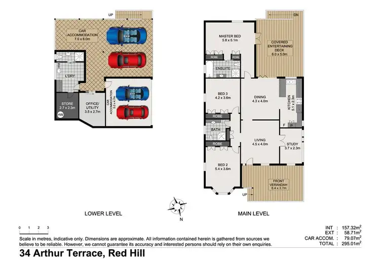 Floorplan of Homely house listing, 34 Arthur Terrace, Red Hill QLD 4059