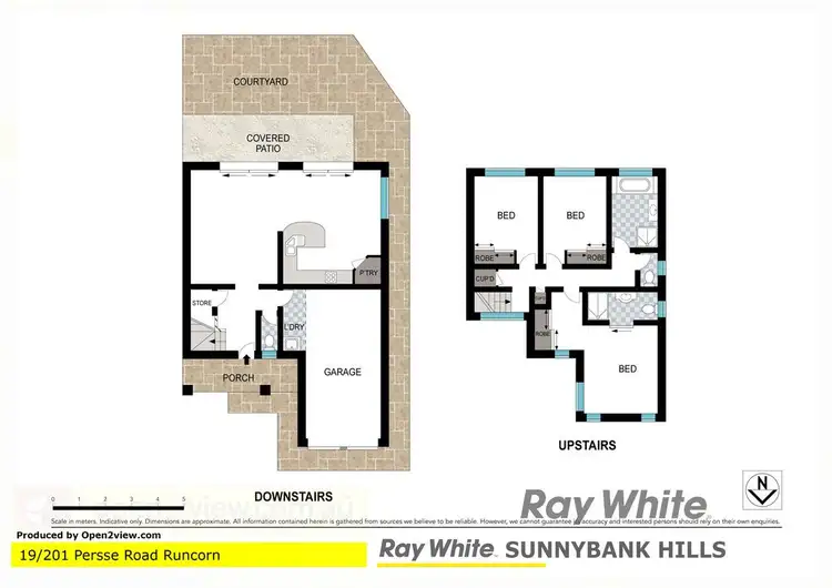 Floorplan of Homely townhouse listing, 19/201 Persse Road, Runcorn QLD 4113