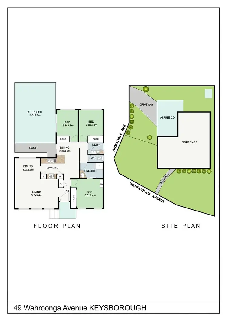 Floorplan of Homely house listing, 49 Wahroonga Avenue, Keysborough VIC 3173