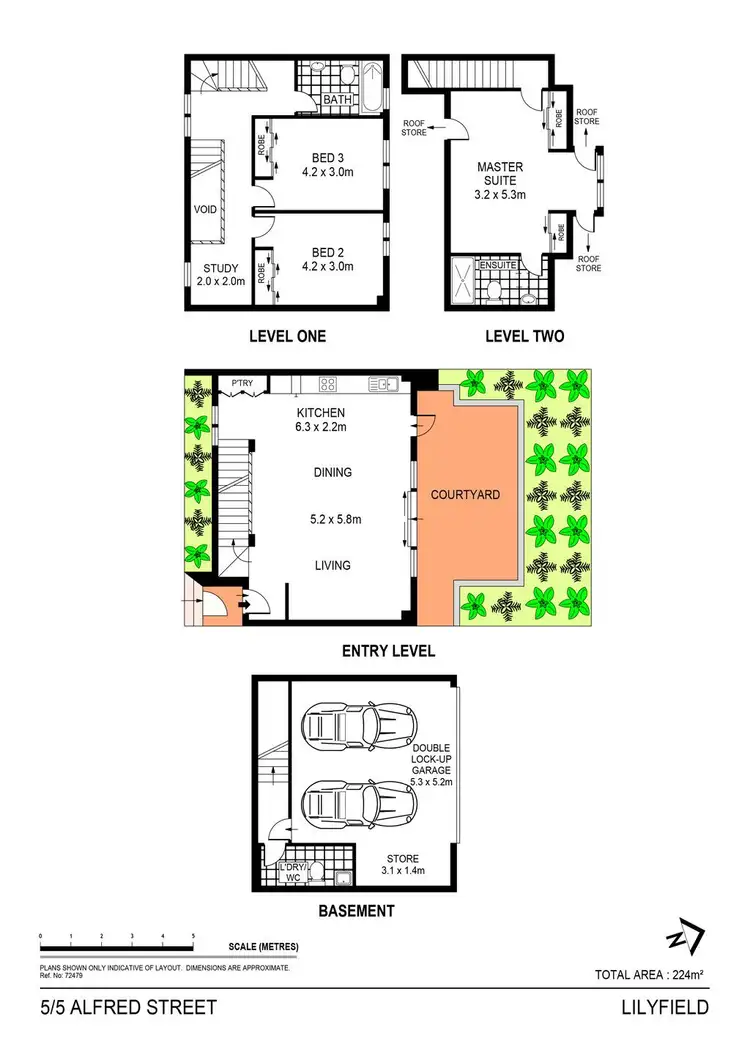 Floorplan of Homely house listing, 5/5 Alfred Street, Lilyfield NSW 2040