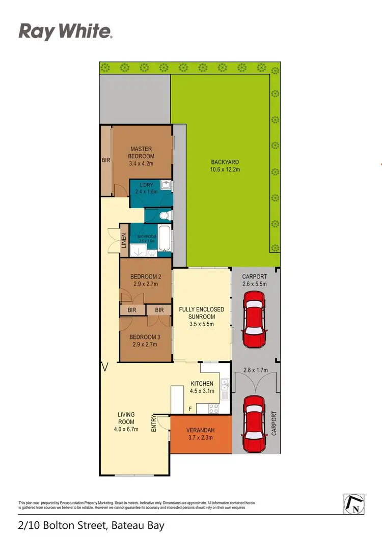 Floorplan of Homely villa listing, 2/10 Bolton Street, Bateau Bay NSW 2261