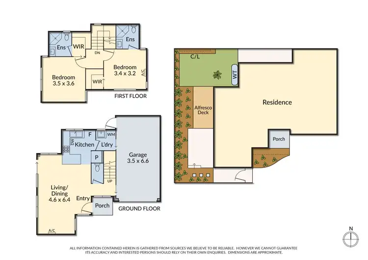 Floorplan of Homely townhouse listing, 3/7 Thiele Street, Doncaster VIC 3108