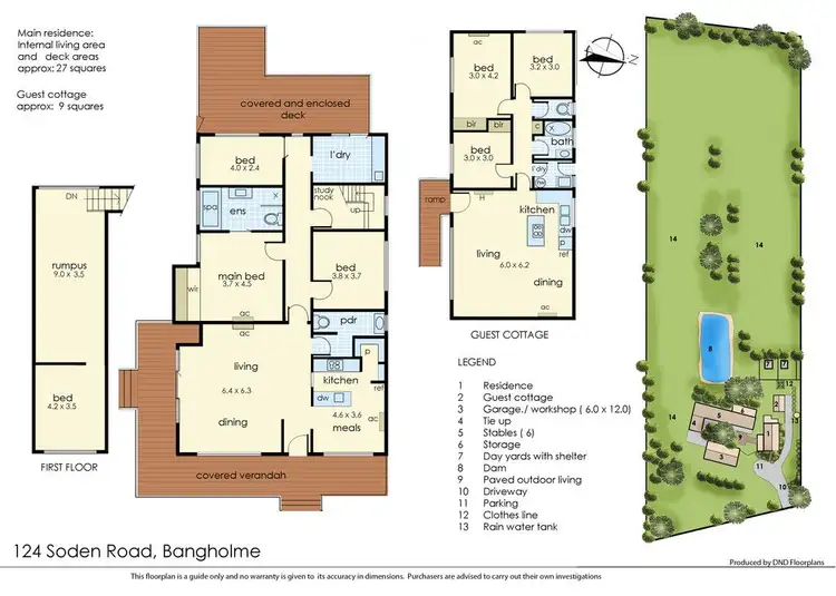 Floorplan of Homely house listing, 124 Soden Road, Bangholme VIC 3175