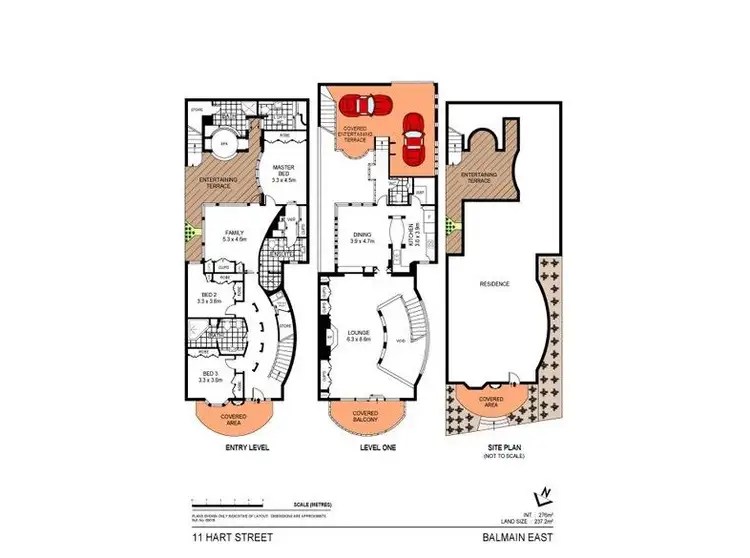 Floorplan of Homely house listing, 11 Hart Street, Balmain East NSW 2041