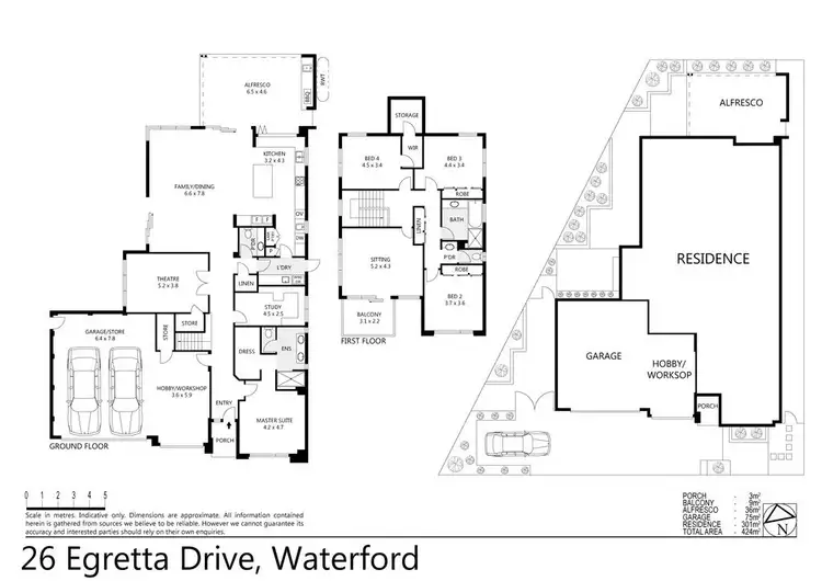 Floorplan of Homely house listing, 26 Egretta Drive, Waterford WA 6152
