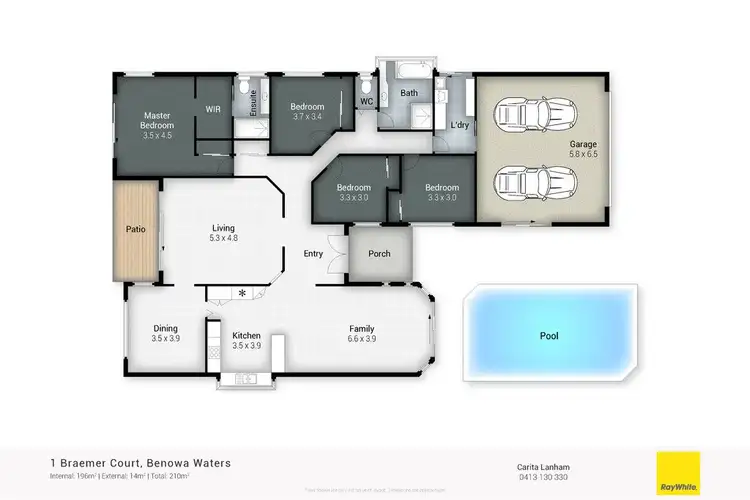 Floorplan of Homely house listing, 1 Braemer Court, Benowa Waters QLD 4217