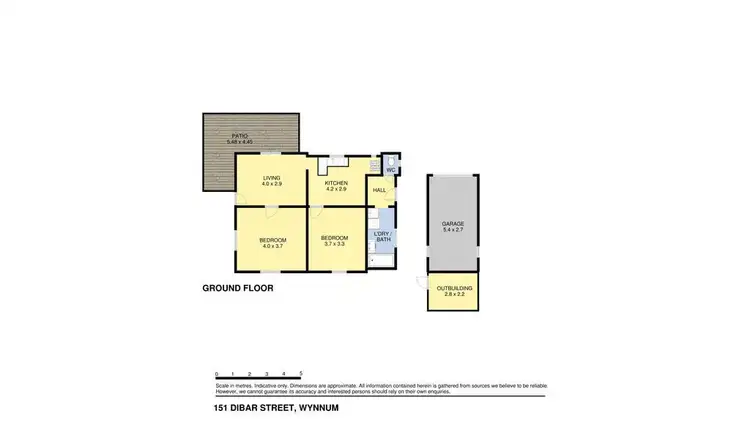Floorplan of Homely house listing, 1 Tulip Street, Wynnum QLD 4178