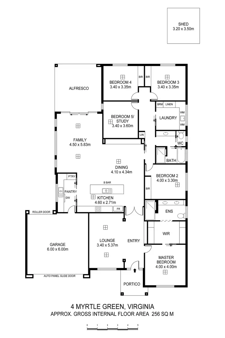 Floorplan of Homely house listing, 4 Myrtle Green, Virginia SA 5120