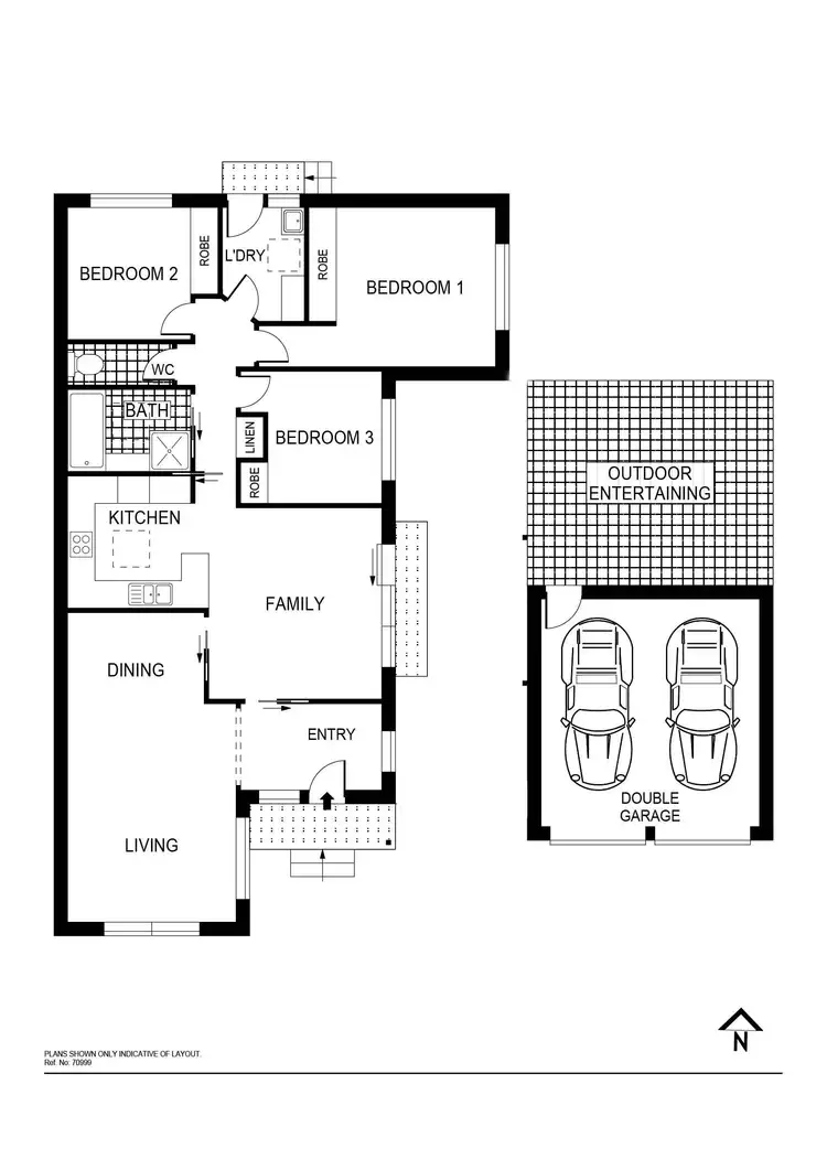 Floorplan of Homely house listing, 13 O'Hara Close, Gordon ACT 2906