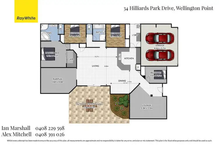 Floorplan of Homely house listing, 34 Hilliards Park Drive, Wellington Point QLD 4160