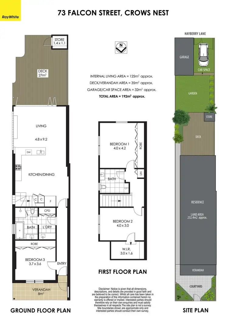 Floorplan of Homely house listing, 73 Falcon Street, Crows Nest NSW 2065
